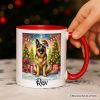 Winter Wonderland German Shepherd Personalized Mug, Cozy Christmas Gift with Custom Name Winter Wonderland German Shepherd Personalized Mug, Cozy Christmas Gift with Custom Name
