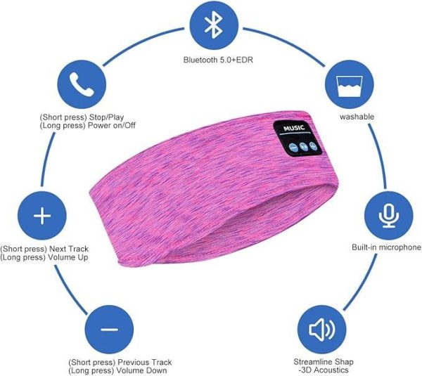 Wireless Bluetooth Sleeping Headphones Headband