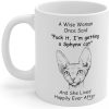 Wise Woman Once Said Coffee Mug Funny Sphynx Cat Lover Gift for Cat Mom Women Wise Woman Once Said Coffee Mug Funny Sphynx Cat Lover Gift for Cat Mom Women