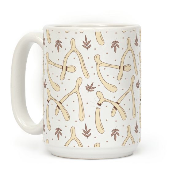 Wish bone Pattern Coffee Mug Wish bone Pattern Coffee Mug