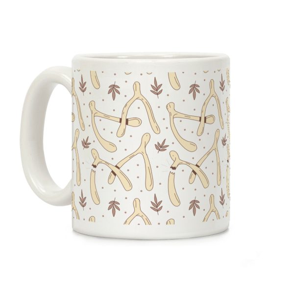 Wish bone Pattern Coffee Mug Wish bone Pattern Coffee Mug