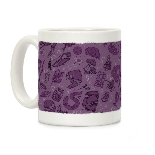 Witchy Pattern Coffee Mug Witchy Pattern Coffee Mug