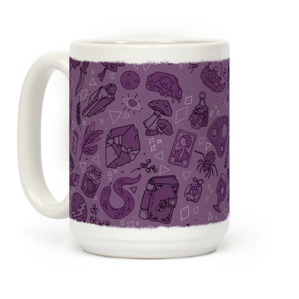 Witchy Pattern Coffee Mug Witchy Pattern Coffee Mug