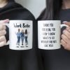 Work Bestie Thank You For Being You - Personalized Mug Work Bestie Thank You For Being You - Personalized Mug