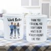 Work Bestie Thank You For Being You - Personalized Mug Work Bestie Thank You For Being You - Personalized Mug