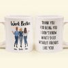 Work Bestie Thank You For Being You - Personalized Mug Work Bestie Thank You For Being You - Personalized Mug