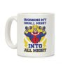 Working My Small Might Into All Might - My Hero Academia Coffee Mug Working My Small Might Into All Might - My Hero Academia Coffee Mug