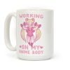 Working On My Anime Body Coffee Mug Working On My Anime Body Coffee Mug