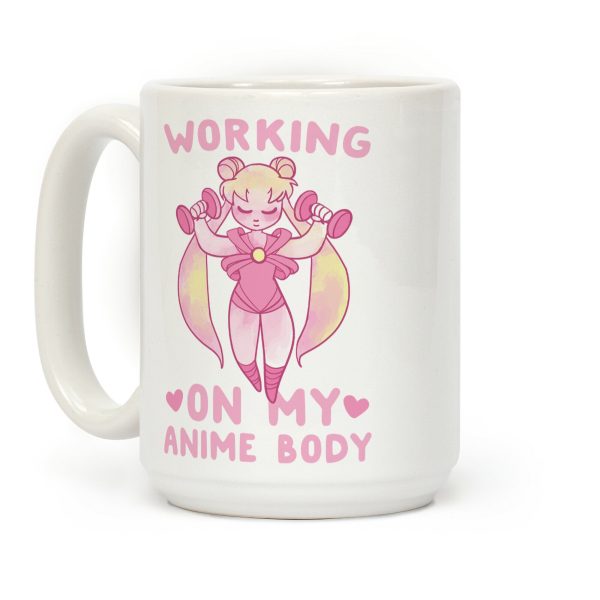 Working On My Anime Body Coffee Mug Working On My Anime Body Coffee Mug