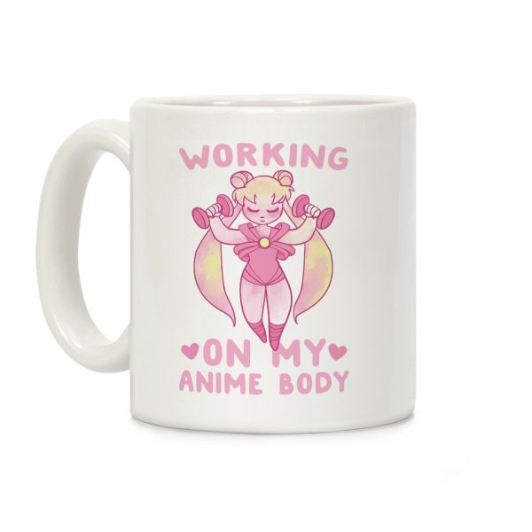 Working On My Anime Body Coffee Mug Working On My Anime Body Coffee Mug