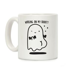 Working On My Boooty Ghost Coffee Mug