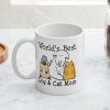 World's Best Dog and Cat Mom Coffee Mug Funny Pet Lover Gift for Dog Mom Cat Mom Women World's Best Dog and Cat Mom Coffee Mug Funny Pet Lover Gift for Dog Mom Cat Mom Women
