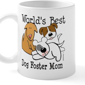 World's Best Dog Foster Mom Coffee Mug Gift for Dog Foster Mom, Dog Lover Gift