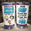 World's Best Sperm Donor, Personalized Father's Day Gift Tumbler 01DNDT130423 World's Best Sperm Donor, Personalized Father's Day Gift Tumbler 01DNDT130423