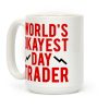 World's Okayest Day Trader Coffee Mug World's Okayest Day Trader Coffee Mug