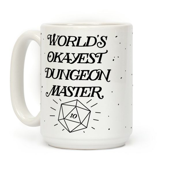 World's Okayest Dungeon Master Coffee Mug World's Okayest Dungeon Master Coffee Mug