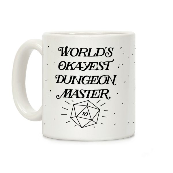 World's Okayest Dungeon Master Coffee Mug World's Okayest Dungeon Master Coffee Mug