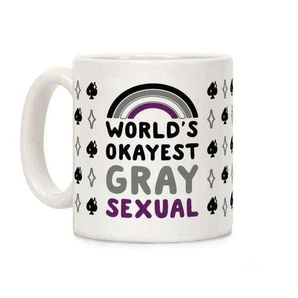 World's Okayest Graysexual Coffee Mug World's Okayest Graysexual Coffee Mug