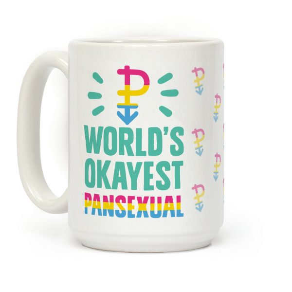 World's Okayest Pansexual Coffee Mug World's Okayest Pansexual Coffee Mug