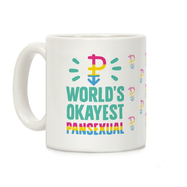 World's Okayest Pansexual Coffee Mug World's Okayest Pansexual Coffee Mug