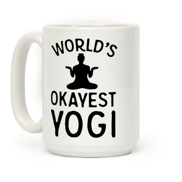 World's Okayest Yogi Coffee Mug World's Okayest Yogi Coffee Mug