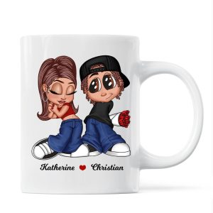 Y2K Couple Personalized Mug, Gift For Him, For Her