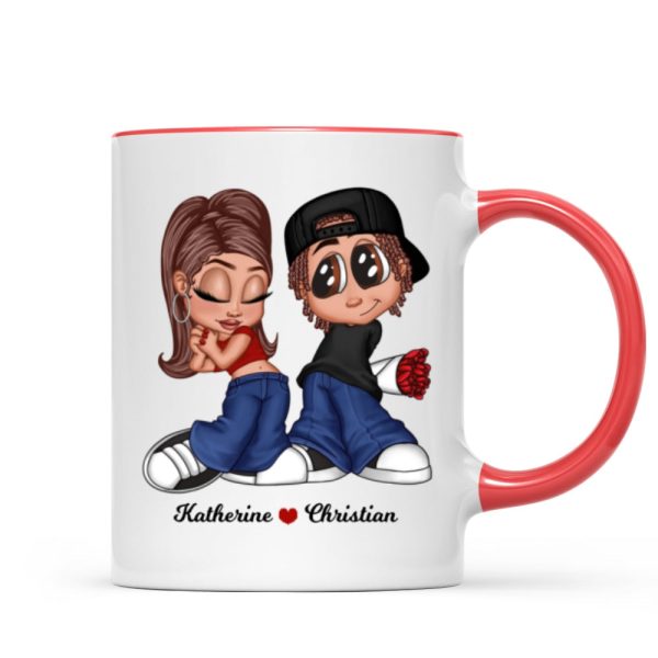 Y2K Couple Personalized Mug, Gift For Him, For Her