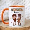 Y2K Fall Season Best Friends Sisters Colorful Pattern Personalized Mug, Gift For Besties Y2K Fall Season Best Friends Sisters Colorful Pattern Personalized Mug, Gift For Besties