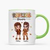 Y2K Fall Season Best Friends Sisters Colorful Pattern Personalized Mug, Gift For Besties Y2K Fall Season Best Friends Sisters Colorful Pattern Personalized Mug, Gift For Besties