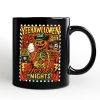 Yee Haw Halloween Retro Pumpkin Skeleton Personalized Mug, Spooky Country Western Gift with Custom Name Yee Haw Halloween Retro Pumpkin Skeleton Personalized Mug, Spooky Country Western Gift with Custom Name