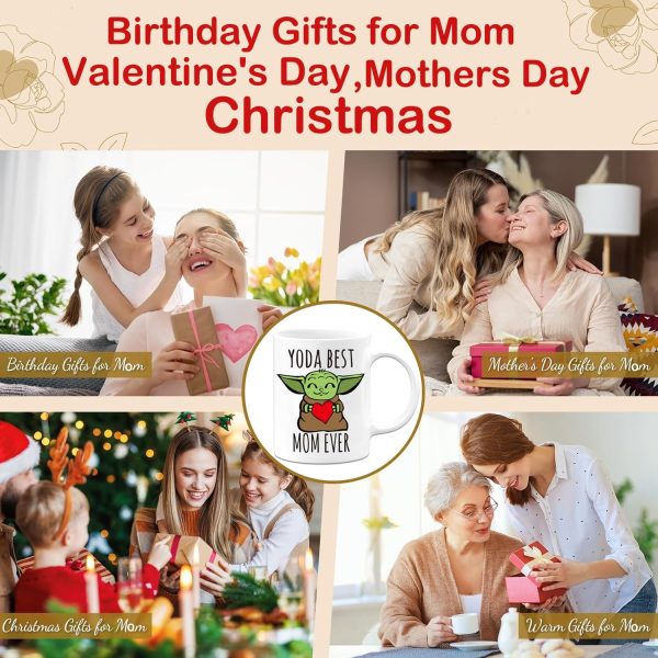 Yoda Best Mom Ever Coffee Mug Funny Gift for Mom from Daughter Son Kids Husband, Mothers Day Birthday Gift Yoda Best Mom Ever Coffee Mug Funny Gift for Mom from Daughter Son Kids Husband, Mothers Day Birthday Gift