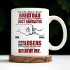 You Are A Really, Really Great Dad, Fist Bump - Personalized Custom Coffee Mug - DAD068_MG You Are A Really, Really Great Dad, Fist Bump - Personalized Custom Coffee Mug - DAD068_MG