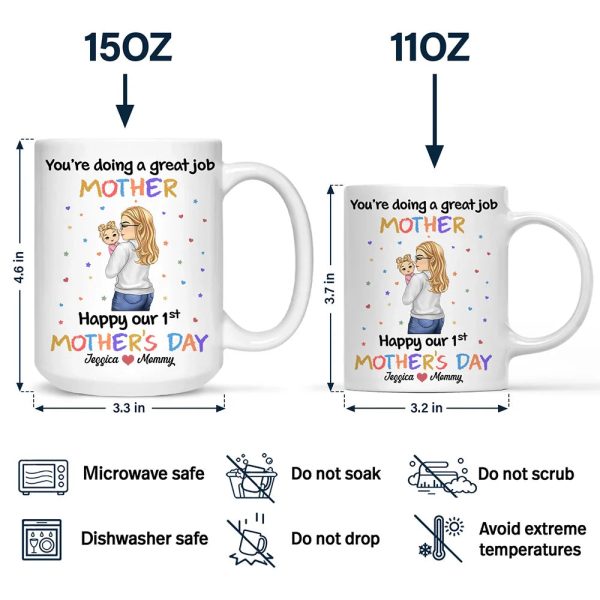 You Are Doing A Great Job Mommy - Personalized Mug