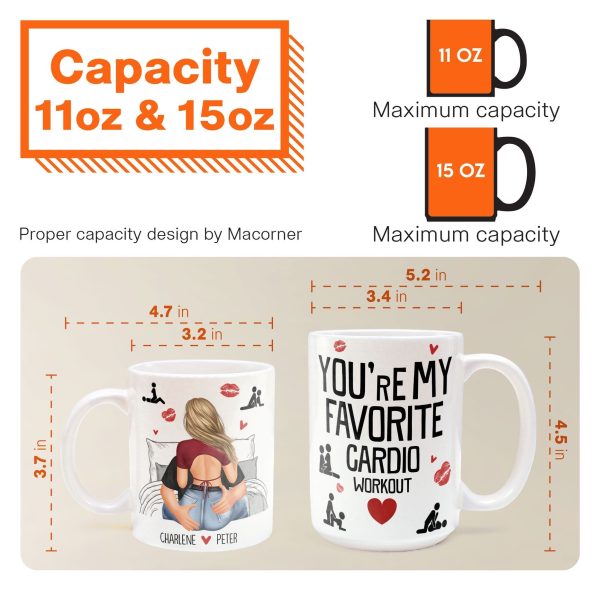 You Are My Favorite Cardio Workout - Personalized Mug