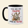 You Are My Favorite- Personalized Accent Mug- Couple Gift- Donkey Couple You Are My Favorite- Personalized Accent Mug- Couple Gift- Donkey Couple