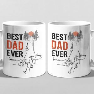 You Are The Best Papa Ever - Family Personalized Custom Mug - Father's Day, Birthday Gift For Dad, Grandpa