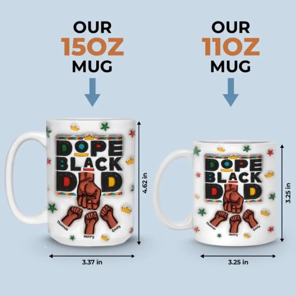 You Are The Best To Our Family - Family Personalized Custom 3D Inflated Effect Printed Mug - Father's Day, Gift For Dad, Grandpa You Are The Best To Our Family - Family Personalized Custom 3D Inflated Effect Printed Mug - Father's Day, Gift For Dad, Grandpa