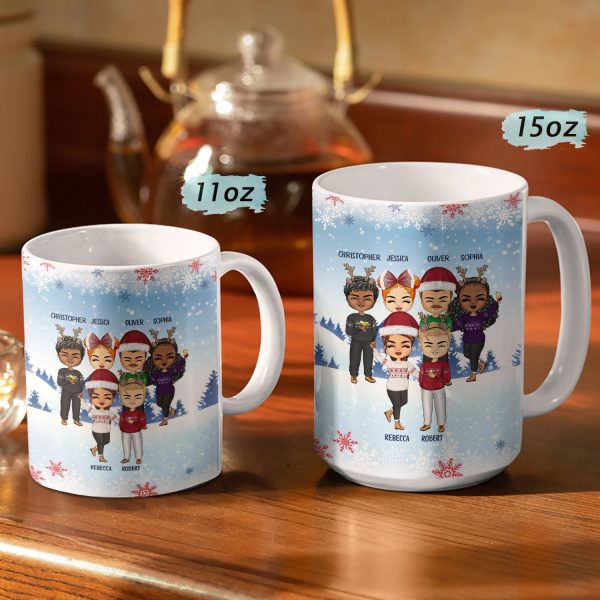 You Laugh I Laugh You Cry I Cry Best Friends - Christmas Gift For Besties - Personalized Custom White Edge-to-Edge Mug You Laugh I Laugh You Cry I Cry Best Friends - Christmas Gift For Besties - Personalized Custom White Edge-to-Edge Mug