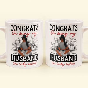 You Lucky Bastard - Personalized Mug