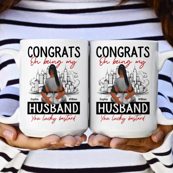 You Lucky Bastard - Personalized Mug You Lucky Bastard - Personalized Mug