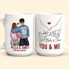 You & Me Always And Forever - Personalized Mug You & Me Always And Forever - Personalized Mug