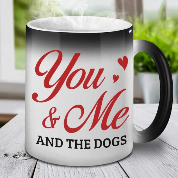 You Me And Our Dogs - Personalized Color Changing Mug - Gift For Couples, Husband Wife You Me And Our Dogs - Personalized Color Changing Mug - Gift For Couples, Husband Wife