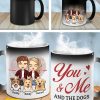 You Me And Our Dogs - Personalized Color Changing Mug - Gift For Couples, Husband Wife You Me And Our Dogs - Personalized Color Changing Mug - Gift For Couples, Husband Wife