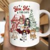 You, Me And The Cats - Personalized Mug You, Me And The Cats - Personalized Mug