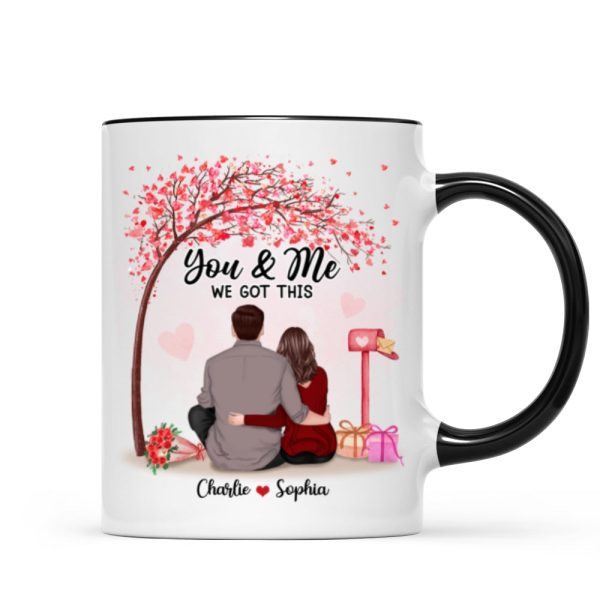 You & Me We Got This Couple Back View Under Tree Personalized Mug