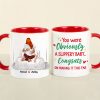You Were Obviously A Slippery Baby, Gift For Couple, Personalzied Accent Mug, Christmas Gift You Were Obviously A Slippery Baby, Gift For Couple, Personalzied Accent Mug, Christmas Gift