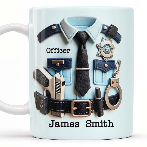 Your Badge Is A Symbol Of Honor With American Flag - Personalized Custom Coffee Mug - SON059_MG Your Badge Is A Symbol Of Honor With American Flag - Personalized Custom Coffee Mug - SON059_MG