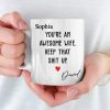 You're An Awesome Wife - Couple Personalized Custom Mug - Gift For Husband Wife, Anniversary