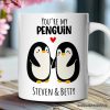 You're my Penguin Personalized Mug for Couple, Mate for Life Adorable Penguin Lover Gift With Custom Names You're my Penguin Personalized Mug for Couple, Mate for Life Adorable Penguin Lover Gift With Custom Names