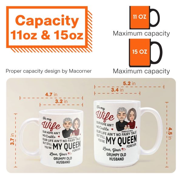 You're My Queen Forever - Personalized Mug You're My Queen Forever - Personalized Mug
